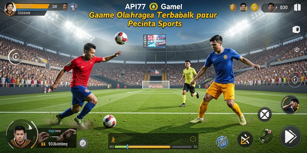 Tampilan gameplay seru di API77 dengan aksi olahraga yang mendebarkan.