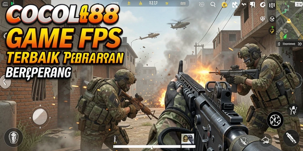 Gameplay mendebarkan dalam COCOL88 yang menampilkan aksi tembak-menembak sengit.