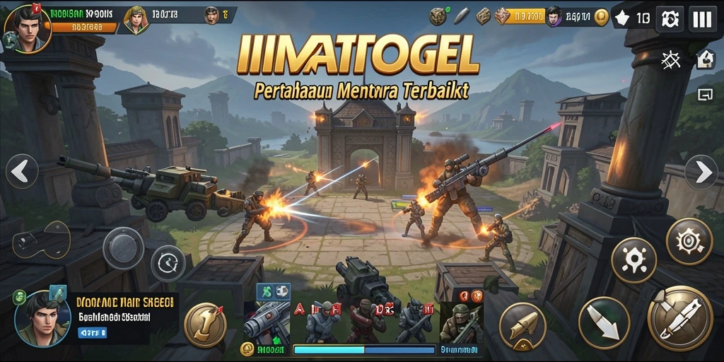 Tangkapan layar gameplay INATOGEL menampilkan pertahanan menara yang strategis.