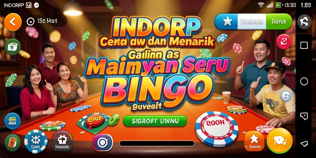 Tampilan gameplay Bingo yang seru di INDORP.
