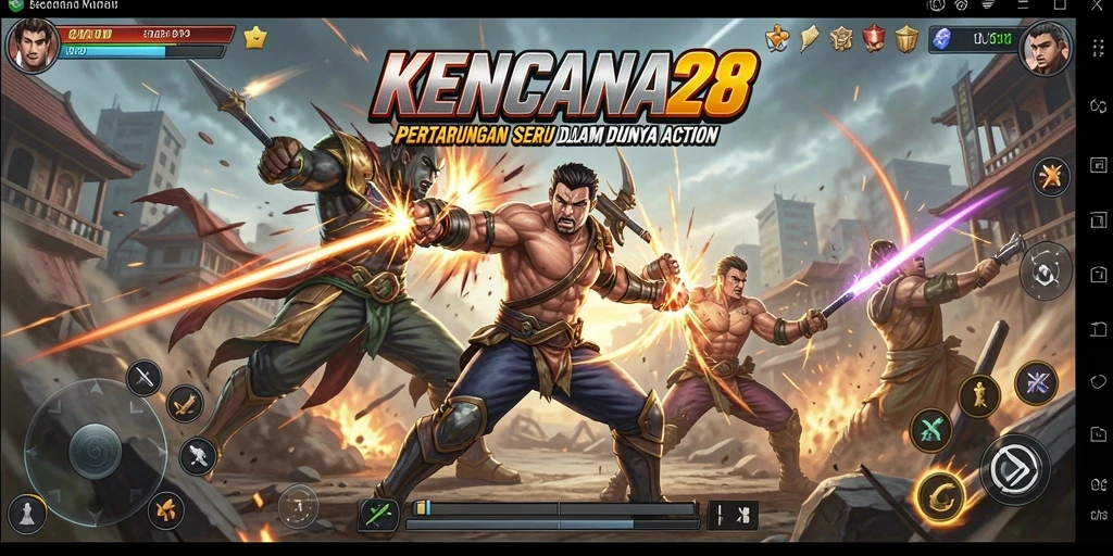 Screenshot gameplay KENCANA28 dengan aksi menegangkan dan grafis yang memukau.