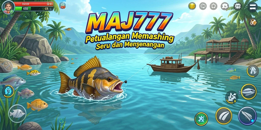 Tampilan menarik dari gameplay memancing di MAJ777 yang penuh keseruan.