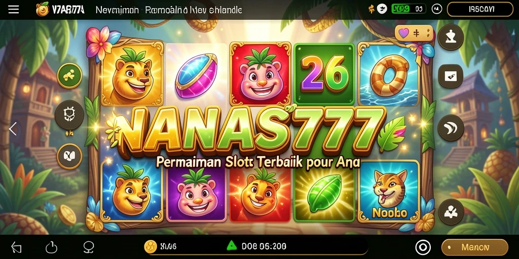 Tampilan menarik dari gameplay slot di NANAS777.