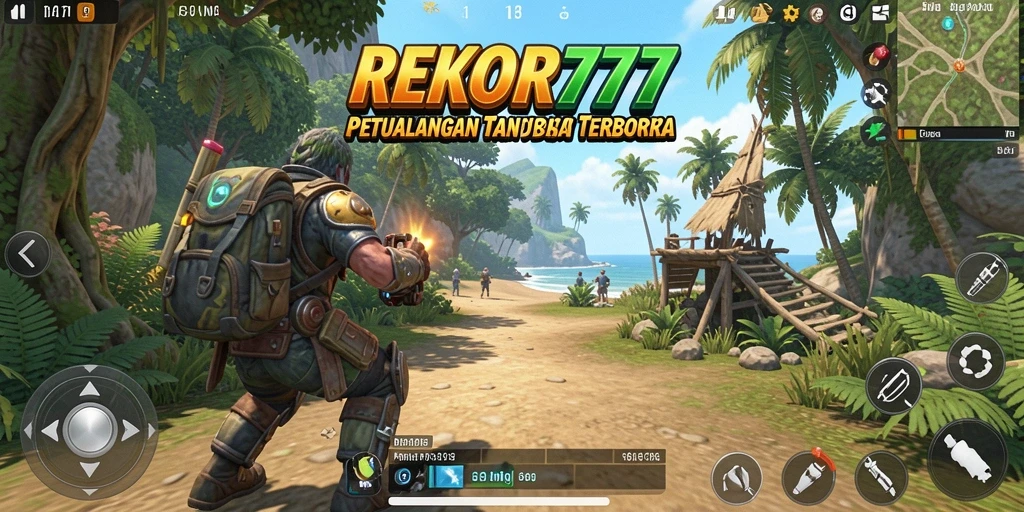 Tampilan gameplay menarik di dunia terbuka REKOR777.