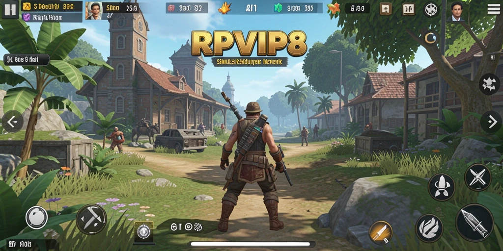Tangkapan layar gameplay RPVIP8 yang realistis dan menarik.