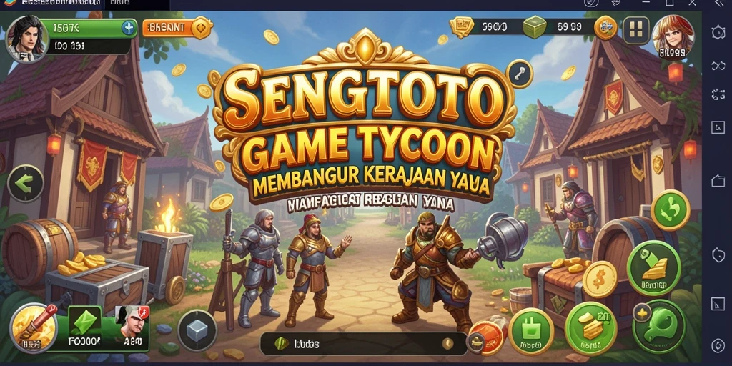 Tampilan gameplay menarik di SENGTOTO untuk membangun kerajaan Tycoon.