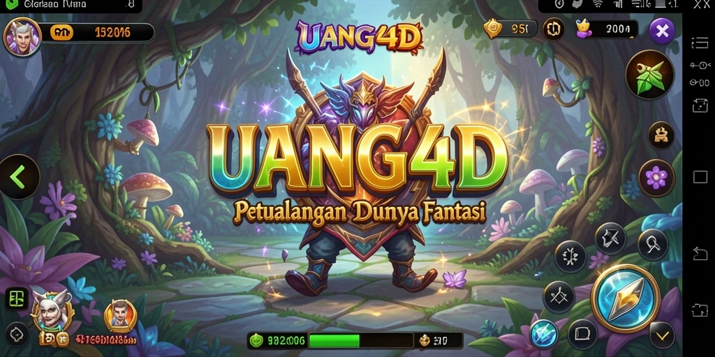 Tampilan gameplay petualangan menarik dalam UANG4D.