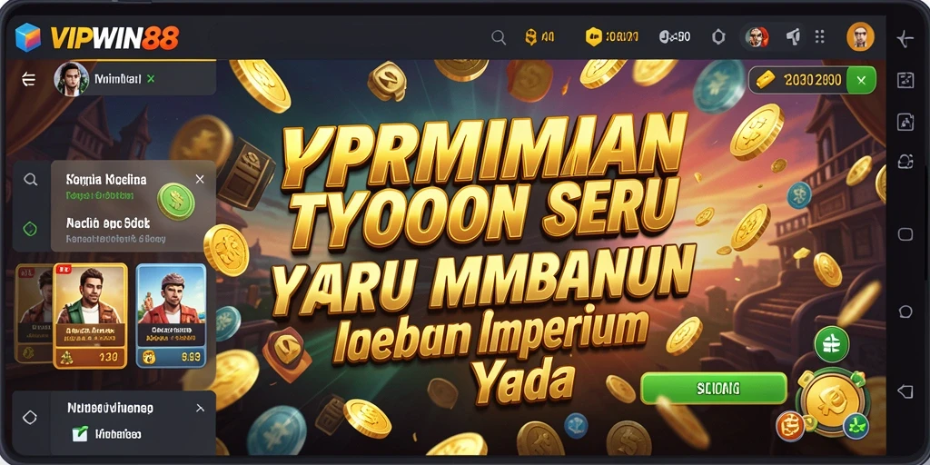 Gameplay Tycoon yang menarik dan mendebarkan dalam VIPWIN88.