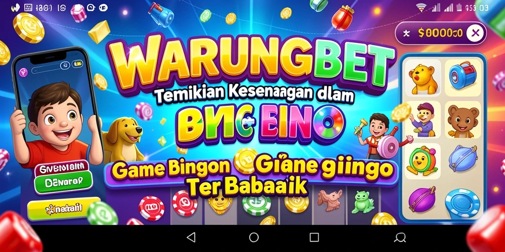 Screenshot utama WARUNGBET menampilkan gameplay seru Bingo.